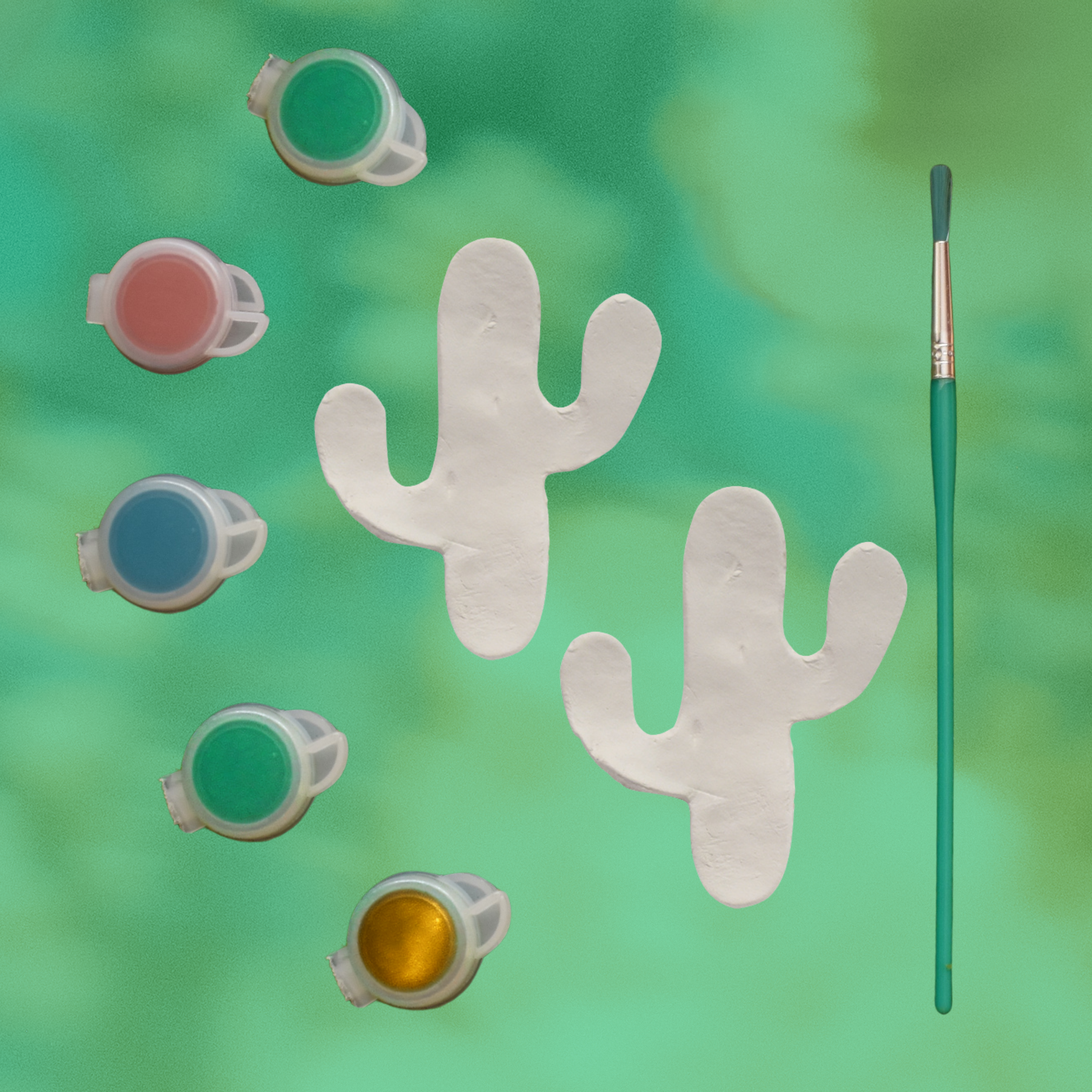 Desert Cacti Paint By Numbers Kit, Succulent Painting, DIY Art Project | by Victory In Wellness