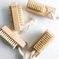 Double Sided Bamboo Sisal Nail Brush-Zero Waste Plastic Free Nail Brush