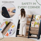 Eco friendly 2in1 Montessori Shelf for Books and Toys in UK & USA