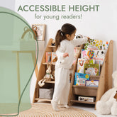 Eco friendly 2in1 Montessori Shelf for Books and Toys in UK & USA
