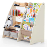 Eco friendly 2in1 Montessori Shelf for Books and Toys in UK & USA