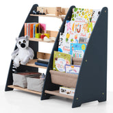 Eco friendly 2in1 Montessori Shelf for Books and Toys in UK & USA
