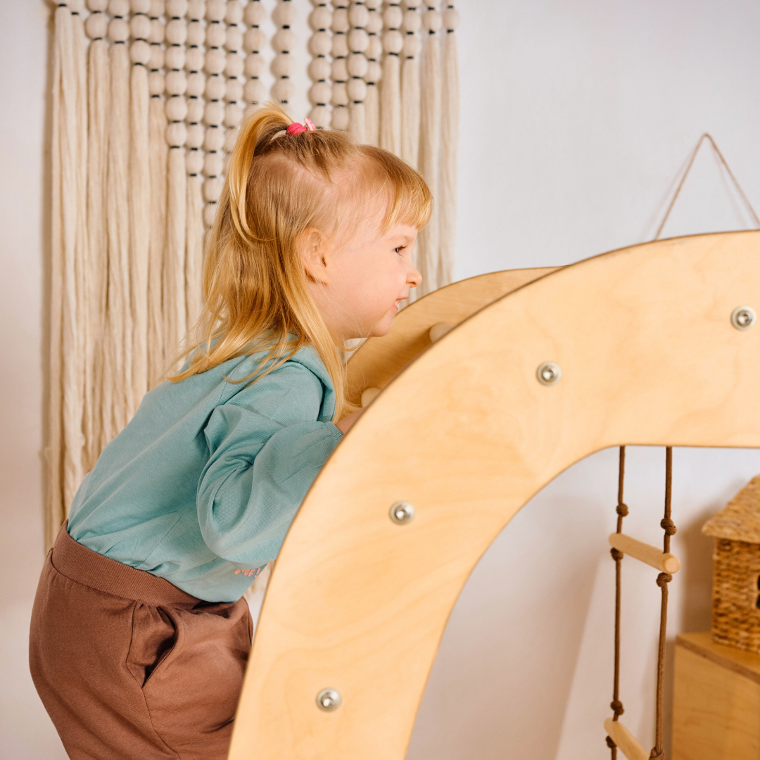 7in1 Indoor Playground for Toddlers: Playground + Swings Set + Slide Board + Art Set