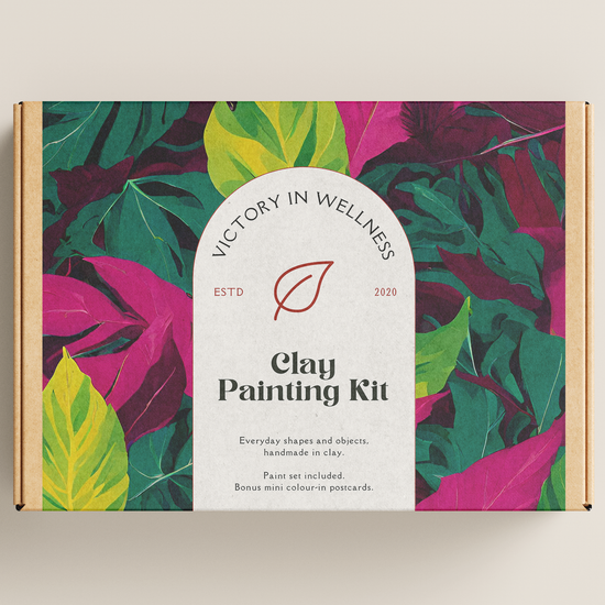 Giant Jack Leaf Paint By Numbers Kit, DIY Nature Art for Adults and Kids, Easy to Paint with Numbers, Stress-Relieving Activity | by Victory In Wellness
