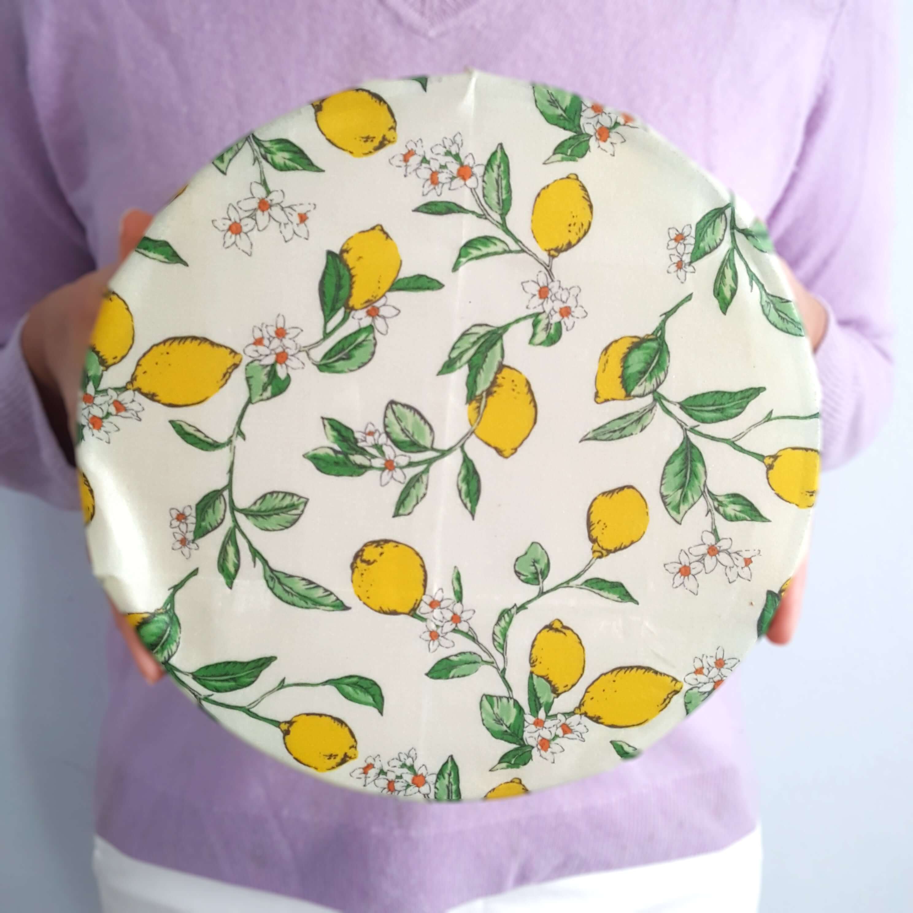 *Set of 2 Large Handmade Beeswax Wraps | Italian Kitchen