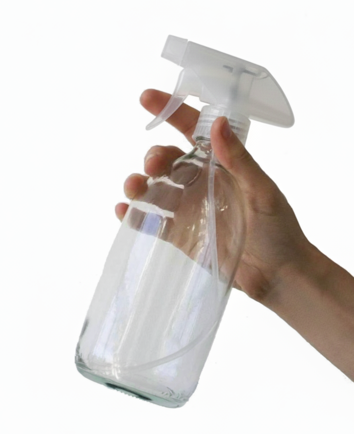 Clear Glass Spray Bottle - 500ml