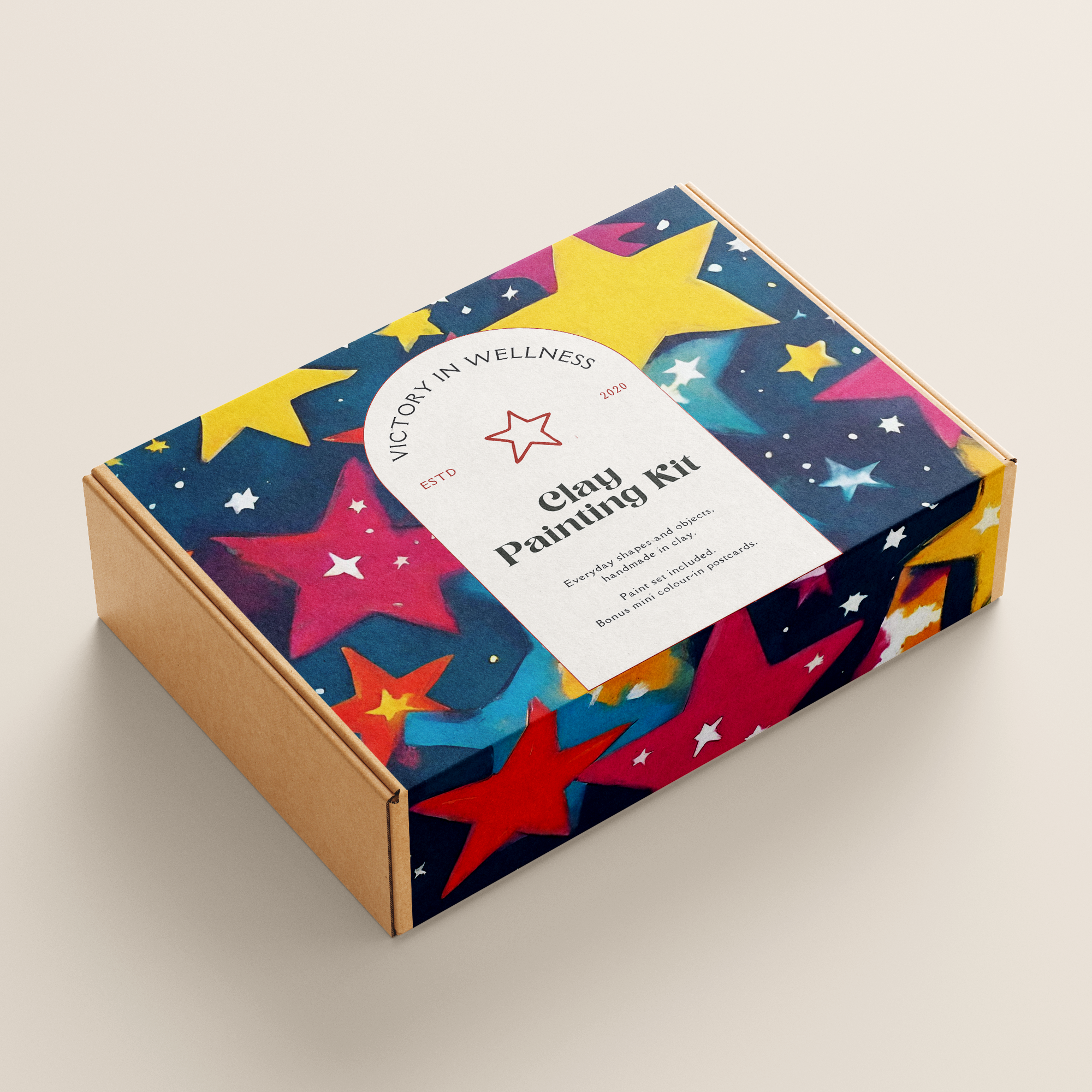 Cute aesthetic collection, Star Dish, Craft Kit, Trinket Dish, Paint Kit, Retro Craft Kit