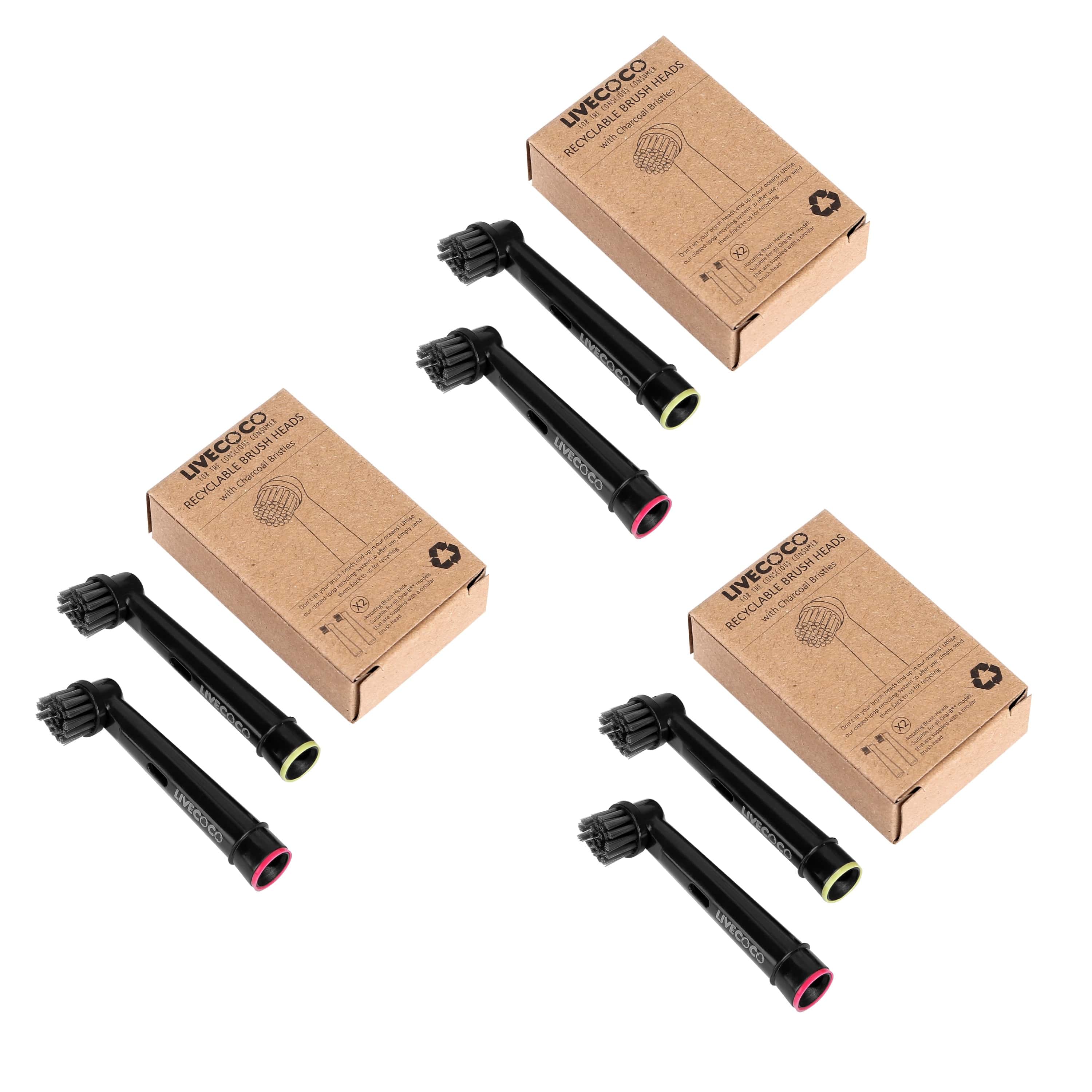 LiveCoco™ Recyclable Toothbrush Heads