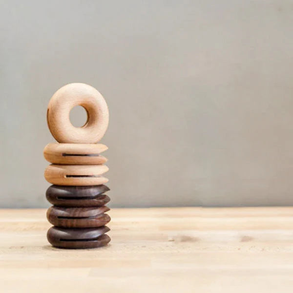 Wooden Donut Bag Clips-Eco Friendly Plastic Free Zero Waste Natural Reusable Bag Sealing Clips