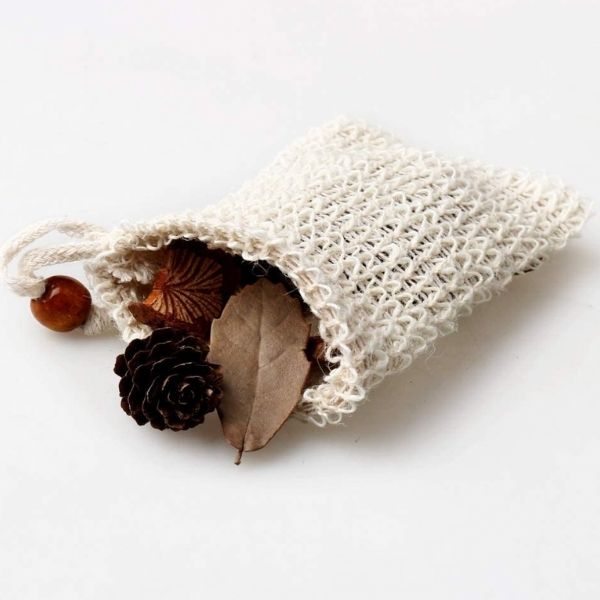 Sisal Soap Bag | Mesh Soap Saver Pouch